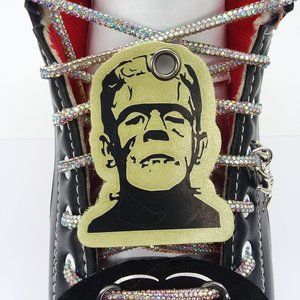 Custom Roller Skates Frankenstein leather shoe charm